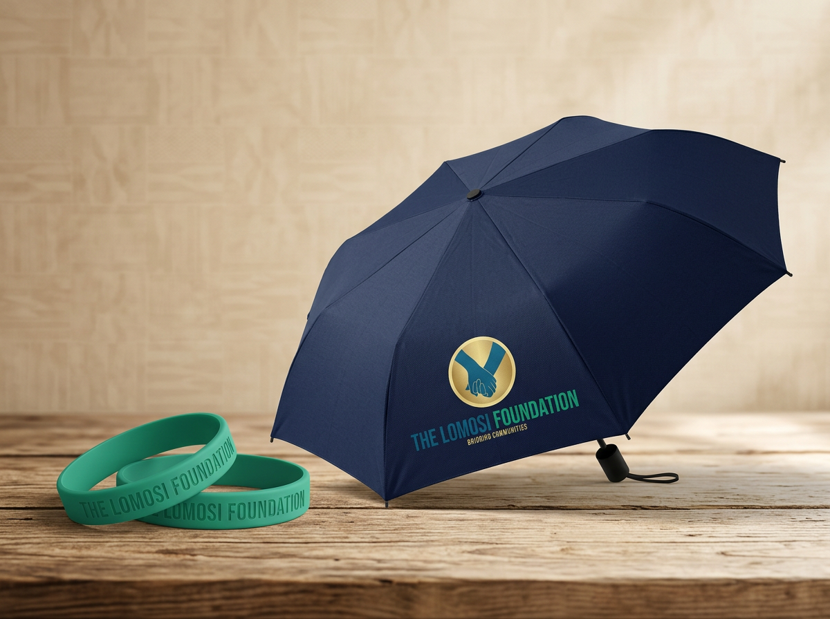 Umbrella & Wristbands — LOMOSI Foundation merchandise